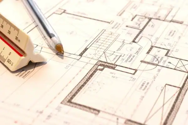 Image of architect Brighouse drawings